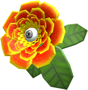 Marigold Peeking Pin - Artificial Flower (420x420), Png Download