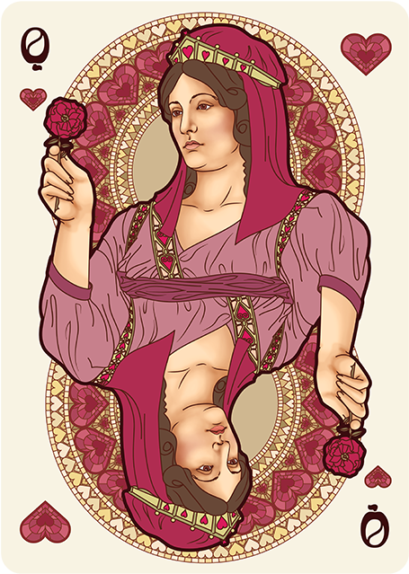 Download Queen Of Hearts Card Png Download Playing Card Full Size Png Image Pngkit