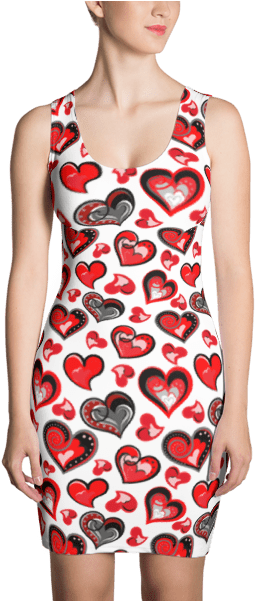 Queen Of Hearts Black Red Dress - Ice Cream Costume, Halloween Costume, Fun Costume, (600x600), Png Download