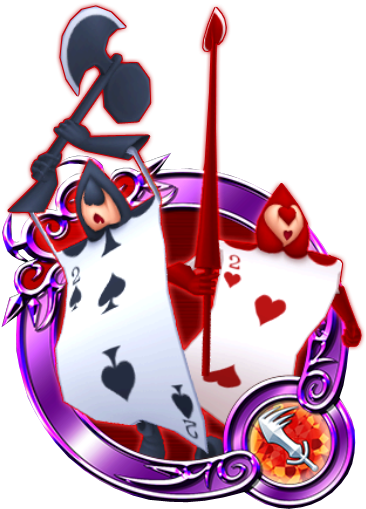 Alice In Wonderland Playing Cards Png - Queen Of Hearts Cards Alice In Wonderland (425x549), Png Download