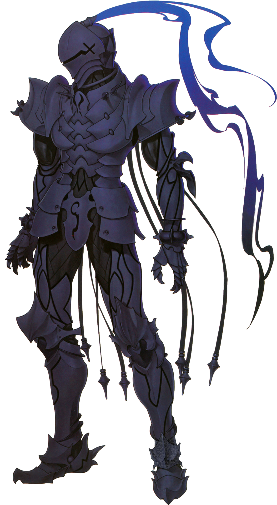 Drawn Night Black Knight - Fate Zero Lancelot (1300x2200), Png Download