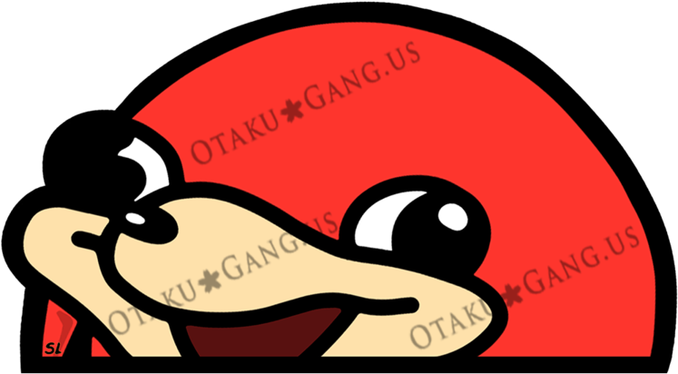 Peeking Knucks (900x563), Png Download