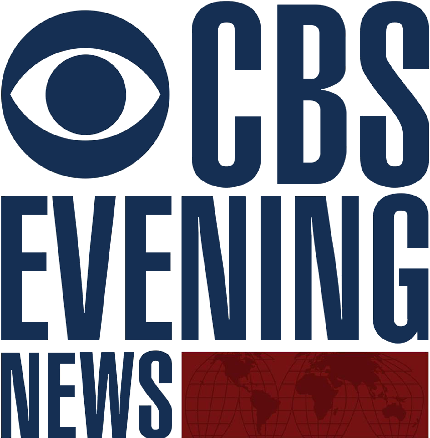 Cbs Evening News Logo - Jeff Glor Cbs Evening News (959x959), Png Download