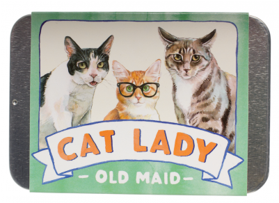 Cat Lady Old Maid (game) (400x400), Png Download