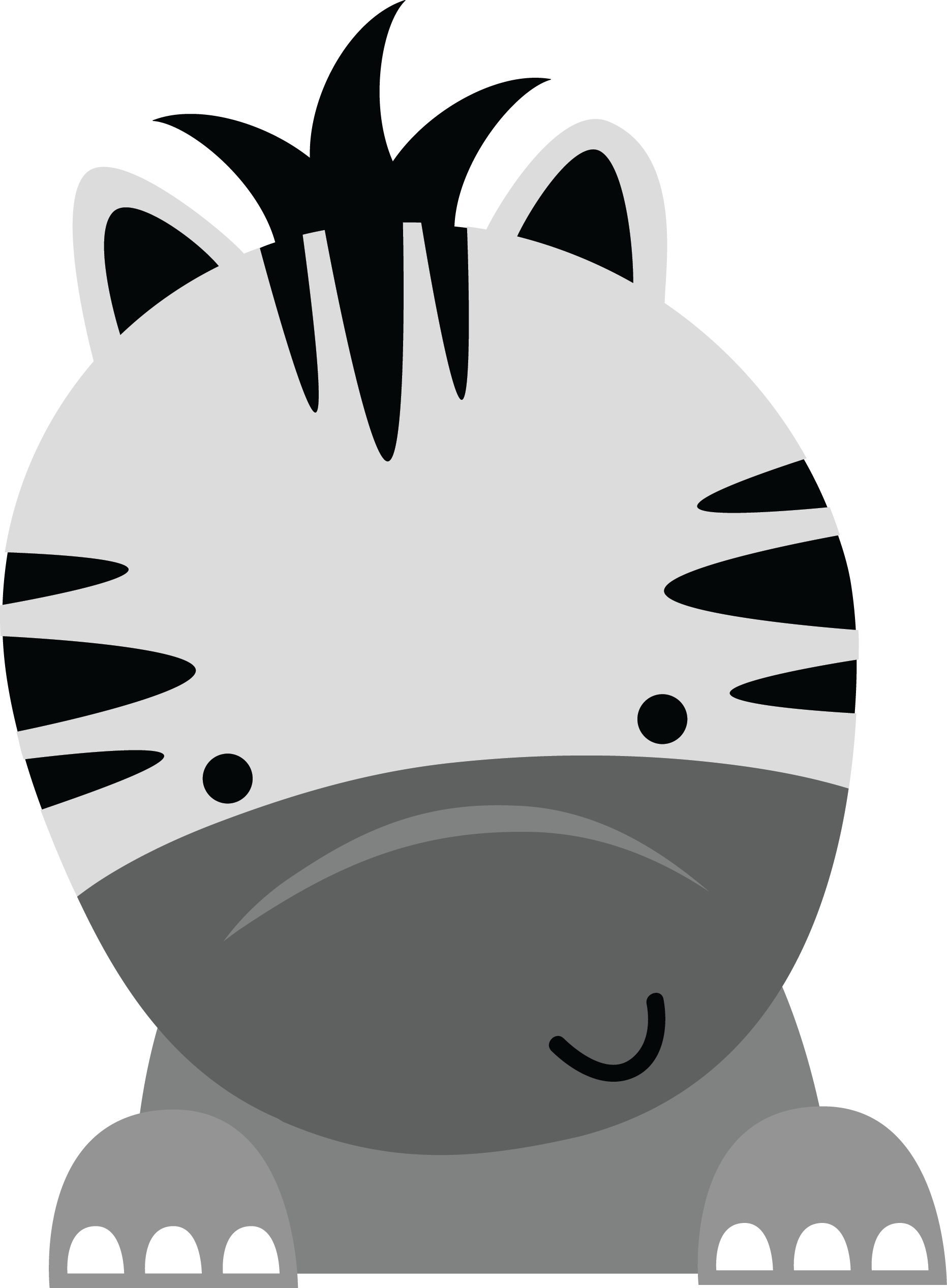 Peeking Sun Clipart - Zebra Safari Baby Png (1863x2535), Png Download