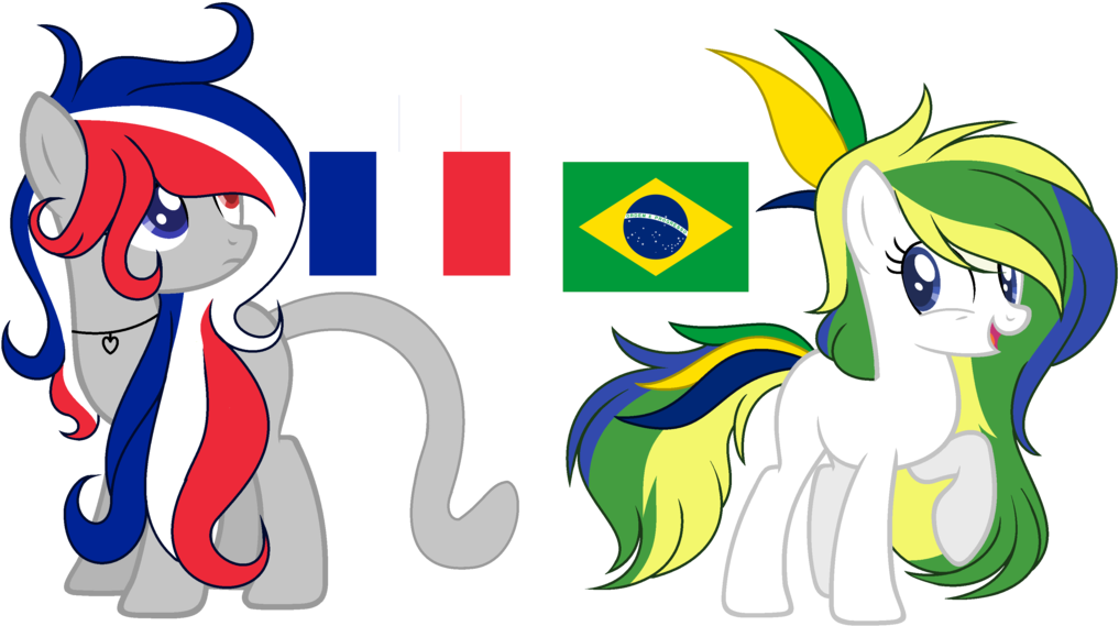 Cosmicwitchadopts, Blank Flank, Brazil, Cat Tail, Duo, - Cartoon (1024x577), Png Download