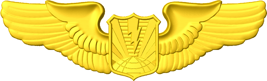 Two More Usaf Models Are Up, Rpa Pilot And Air Battle - Emblem (948x306), Png Download