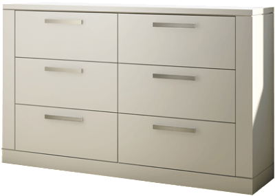 Milano Double Dresser - Chest Of Drawers (620x620), Png Download