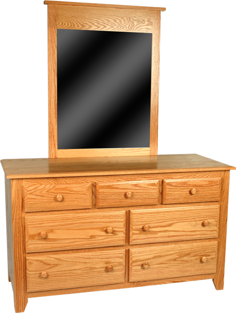 Shaker 56″ Dresser - Dresser (480x635), Png Download