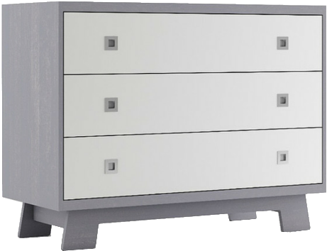 Pomelo 3 Drawer Dresser - Chest Of Drawers (466x466), Png Download