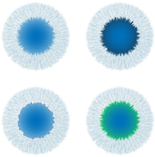 Fury Round Buttons Background Blue, Button, Buttons, - Red (360x360), Png Download