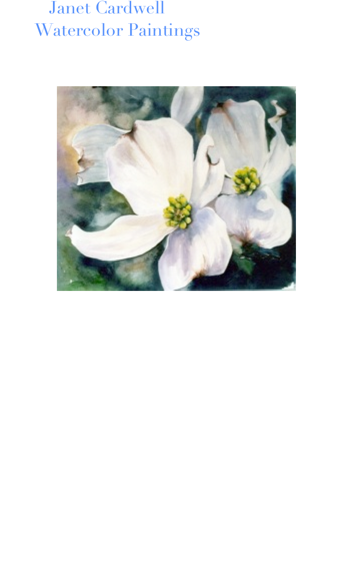 Janet Cardwell Watercolor Paintings ￼ Welcome To My - Watercolor Painting (732x1357), Png Download