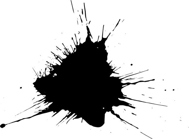 Paintball Includes A Mix Of Physical Activity, Teamwork, - Splatter Paint Black (640x471), Png Download