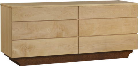 Custom 6-drawer Dresser - Chest Of Drawers (478x290), Png Download