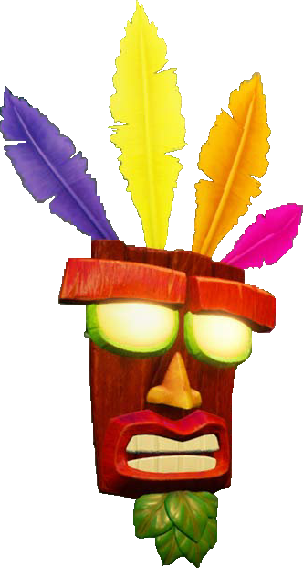 Aku Aku N - Crash Bandicoot N Sane Trilogy Aku Aku (332x621), Png Download