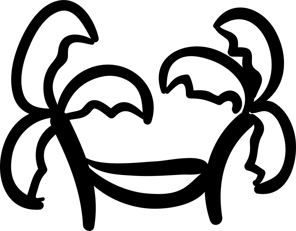 Palm Trees With A Hammock Comments - Tropical Beach Outline Transparent (980x764), Png Download