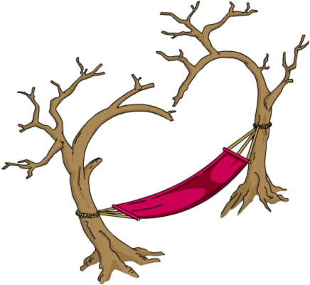 Halloween Cozy Hammock - Comics (436x401), Png Download
