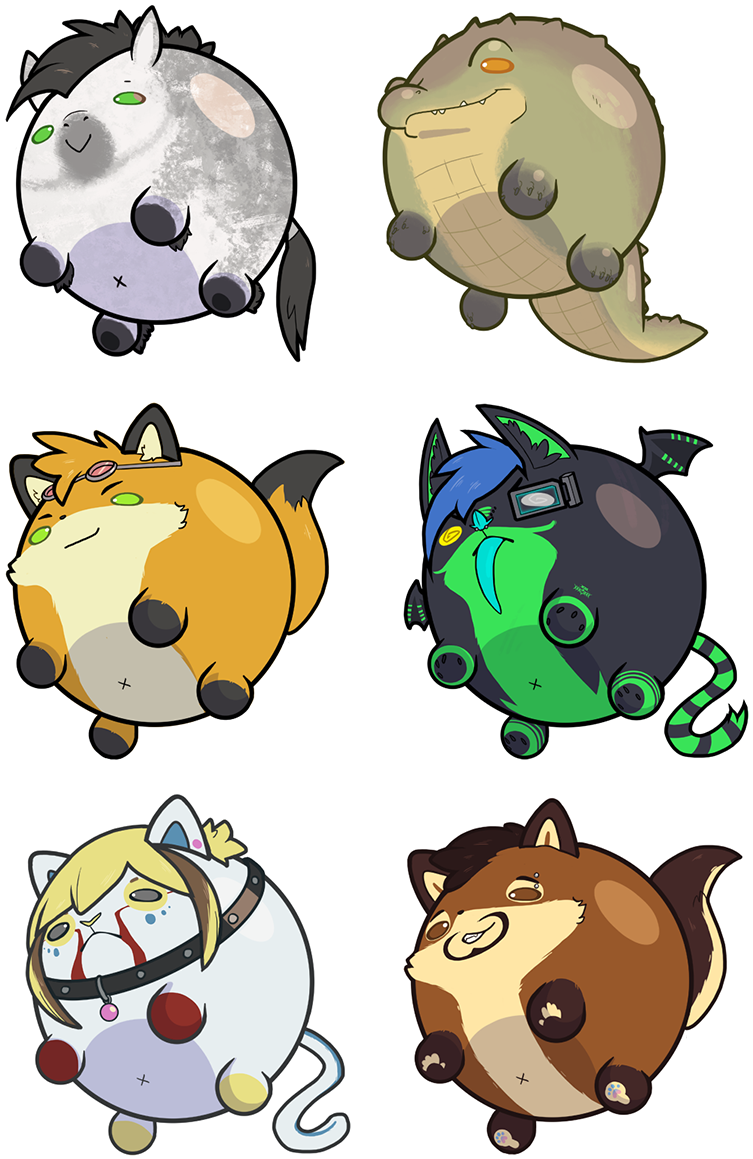 Furry Orbs - Cartoon (873x1280), Png Download