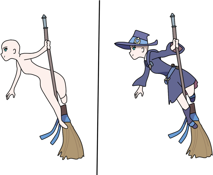Little Base By Basemakerofdarkness - Little Witch Academia Base (1024x614), Png Download