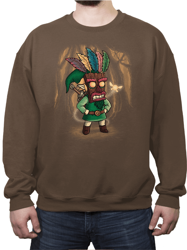 The Legend Of Aku Aku Mask - Crew Neck (800x800), Png Download