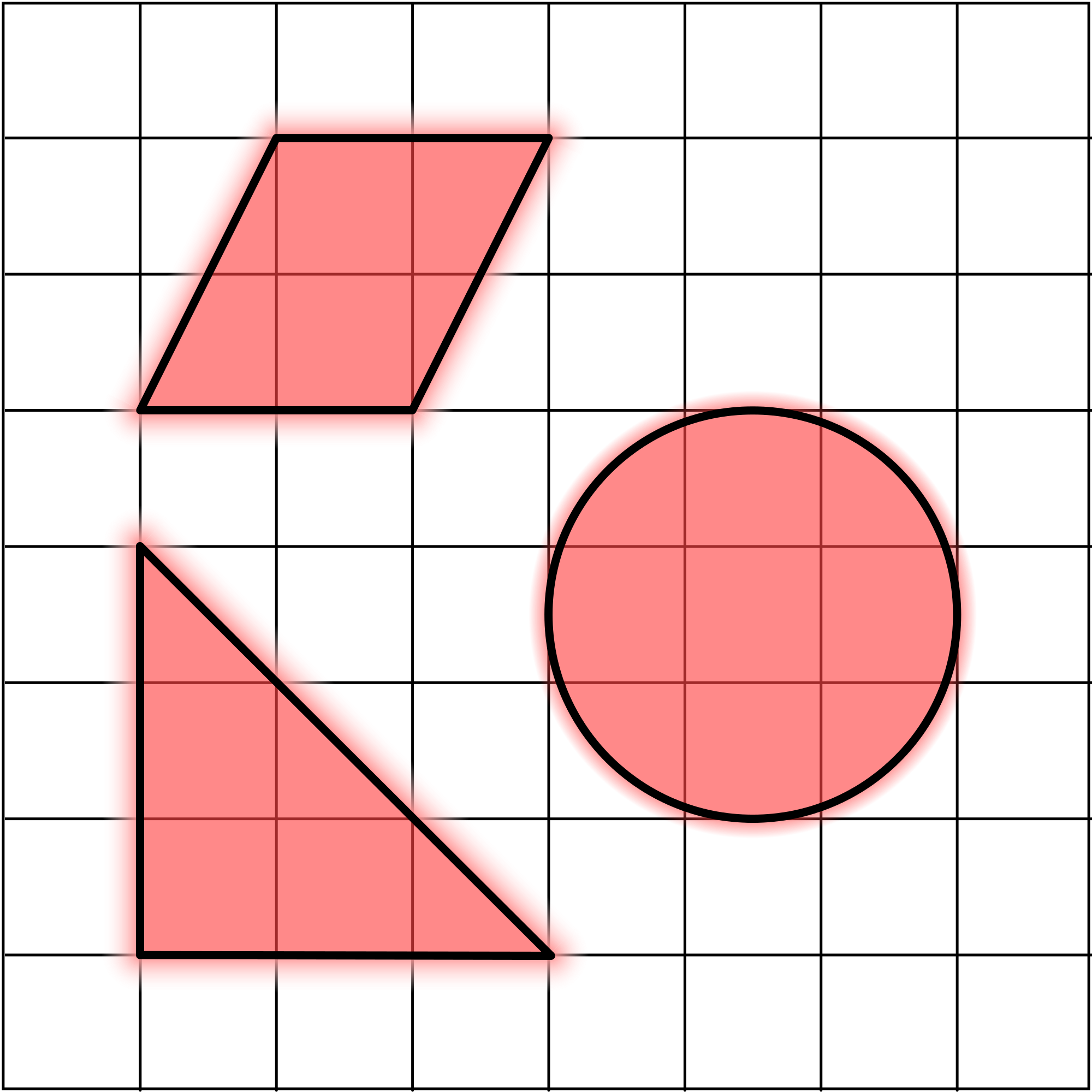1st Grade Math Shapes - Area Of Math (2000x2000), Png Download