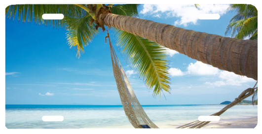 Caribbean Hammock - Einsame Insel Mit Hängematte (600x400), Png Download