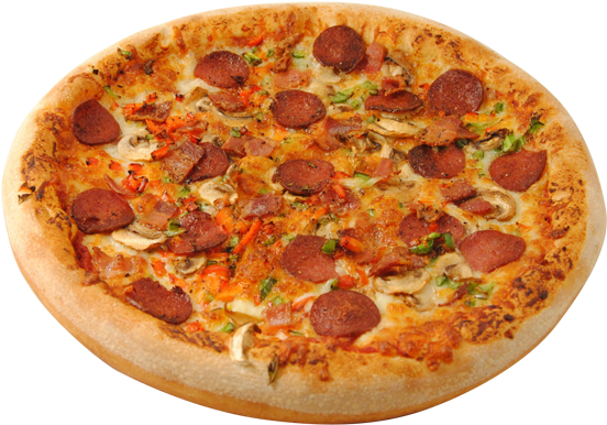 Sweet & Sour Pizza (555x416), Png Download