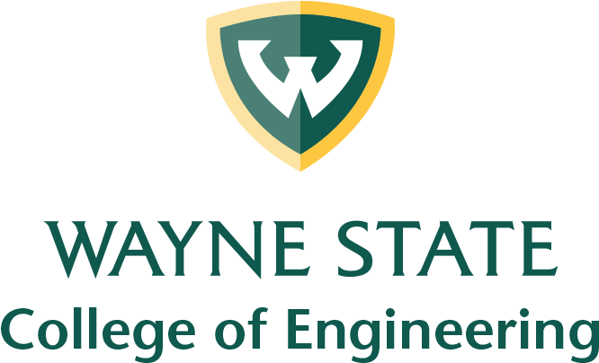 Stacked, Full Color - Wayne State University Logo (698x414), Png Download
