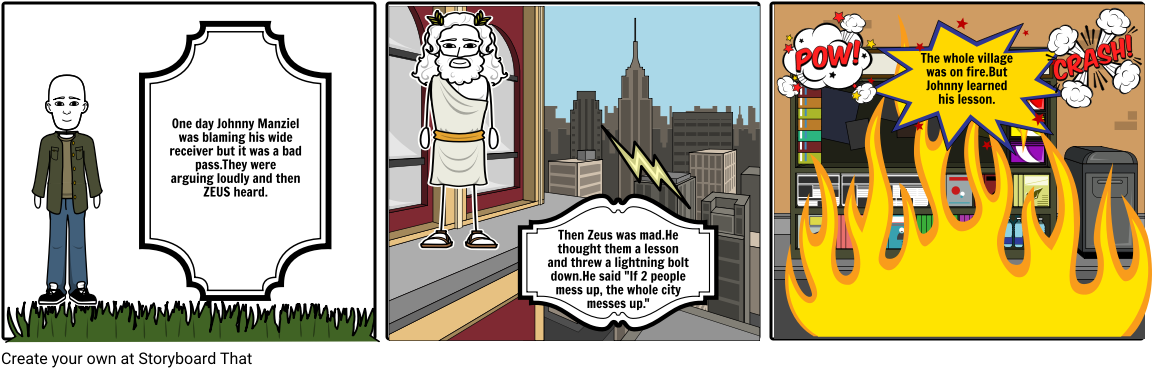 Zeus And His Mighty Bolt - Cartoon (1164x385), Png Download
