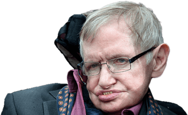 Stephen Hawking Face - Stephen Hawking No Background (400x400), Png Download