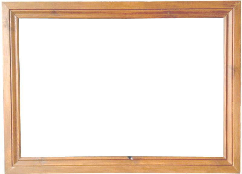 Framed Chalkboard Blank Or With Artwork - Transparent Frame (800x575), Png Download