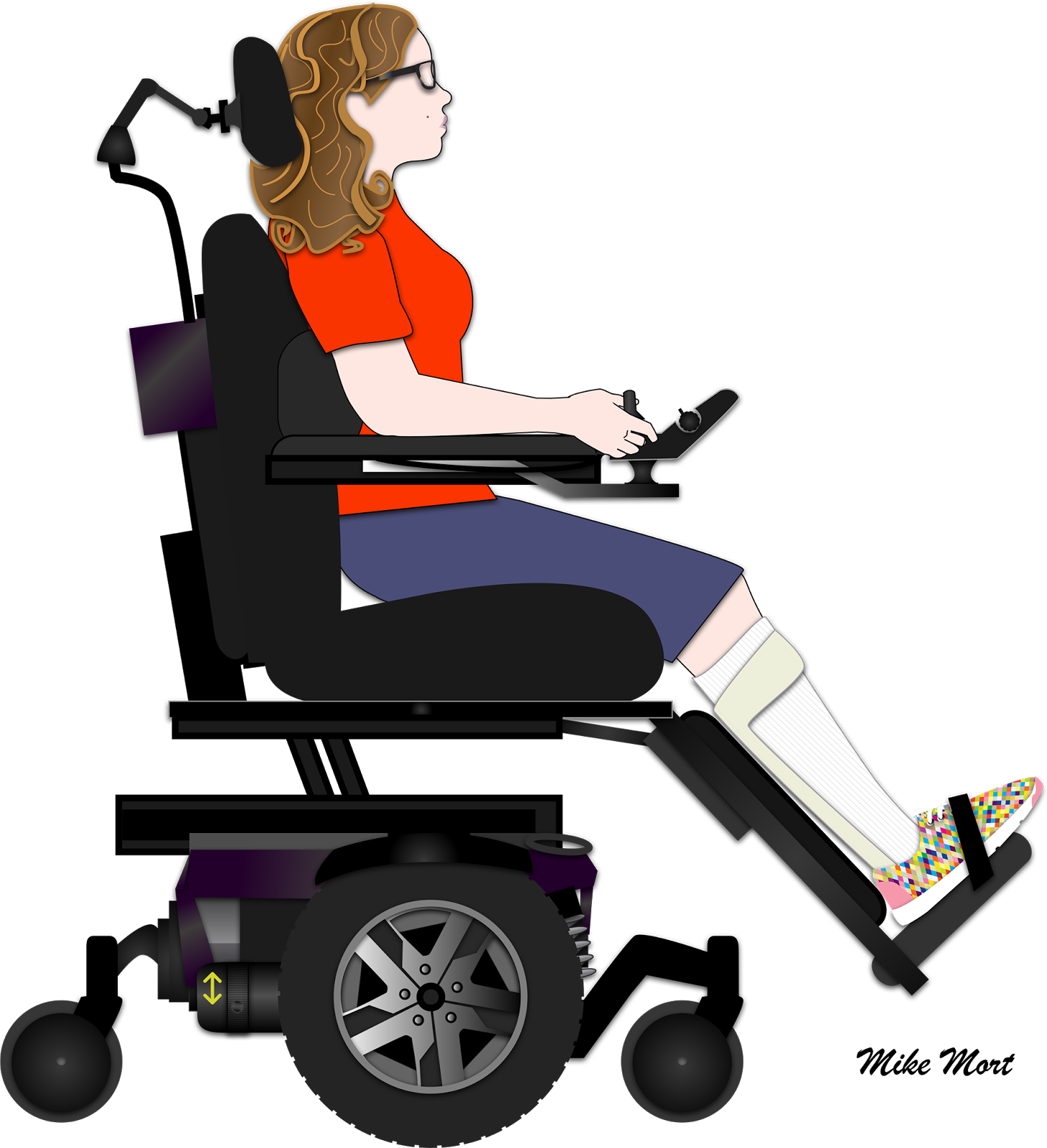 Keep On Squeaking - Electric Wheelchair For Cp (1459x1600), Png Download