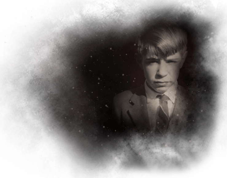 Hawking - Monochrome (740x580), Png Download