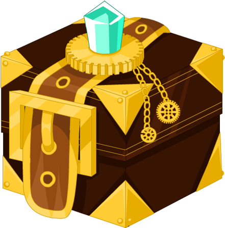 Clockwork Mystery Box - Mystery Box (500x500), Png Download