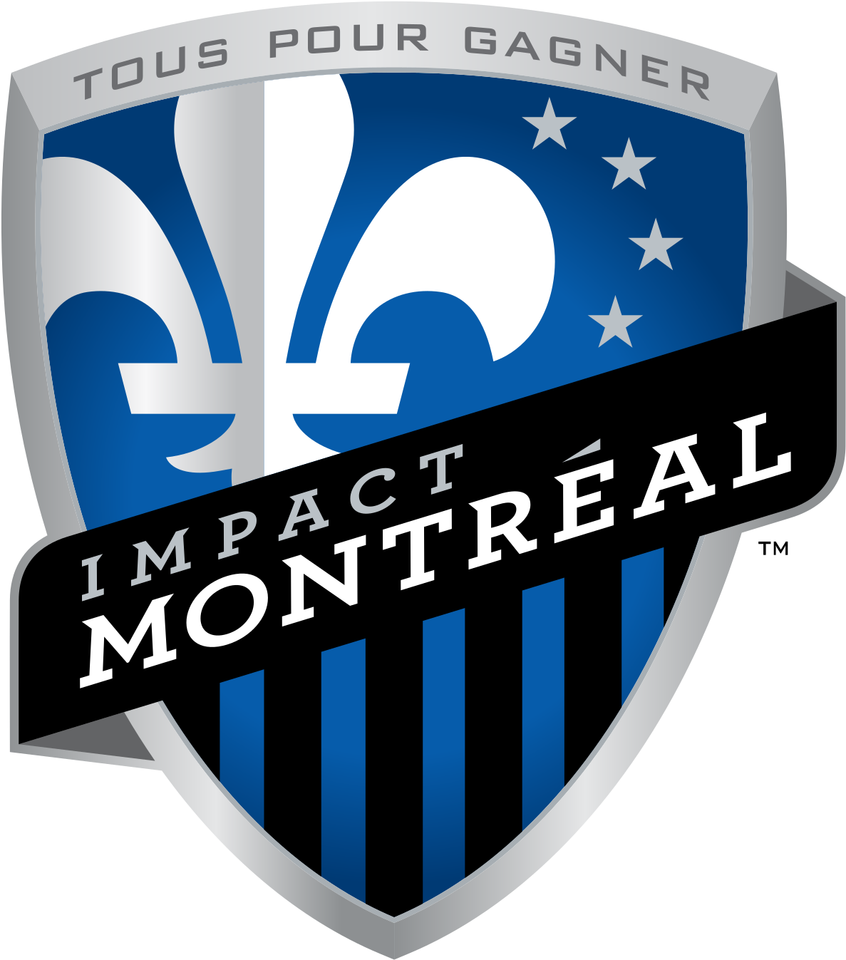 Montreal Impact - Logo Impact De Montréal (905x1024), Png Download