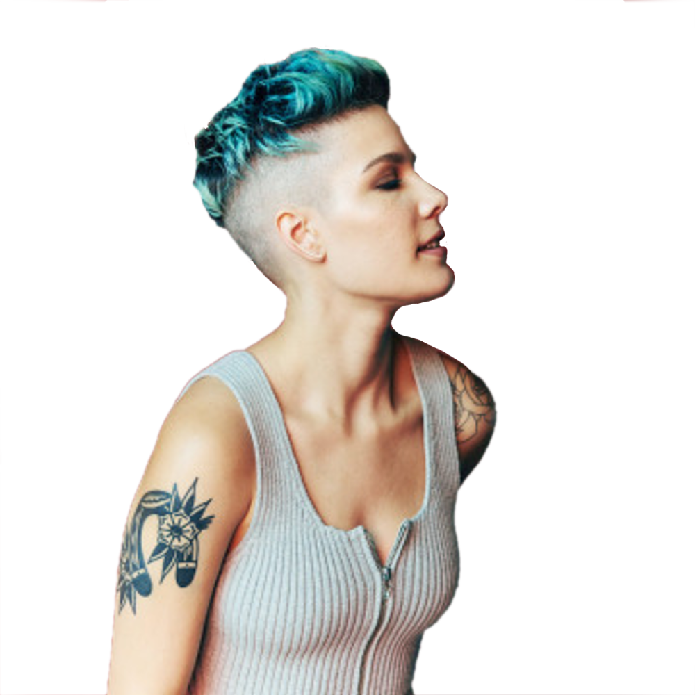 I Made Some Transparent Halsey Icons That You Can Put - Halsey Real Name (1000x1000), Png Download