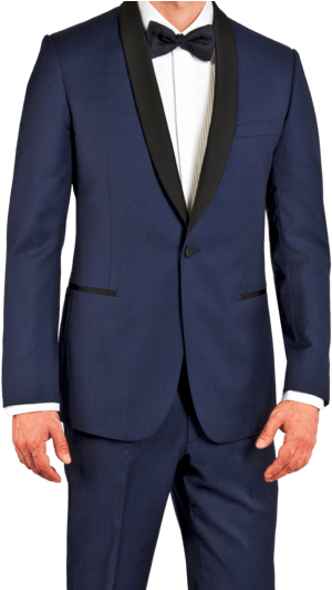 Wedding & Formal - Shawl Lapel Dinner Jacket (354x531), Png Download