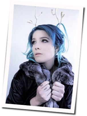 Halsey Guitar Chords For Heaven In Hiding - Halsey (305x408), Png Download