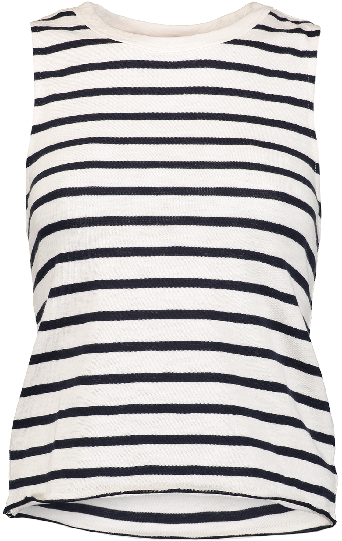 Halsey Stripe Tank White/navy - Striped Tank (1280x1920), Png Download