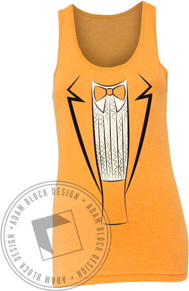 12825 Txg Ski Trip Tux Tank Front - Clothing (464x585), Png Download