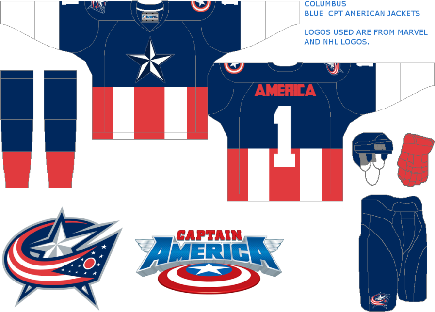 Blue Jackets Logo Png - Captain America Civil War Top Trumps (918x663), Png Download