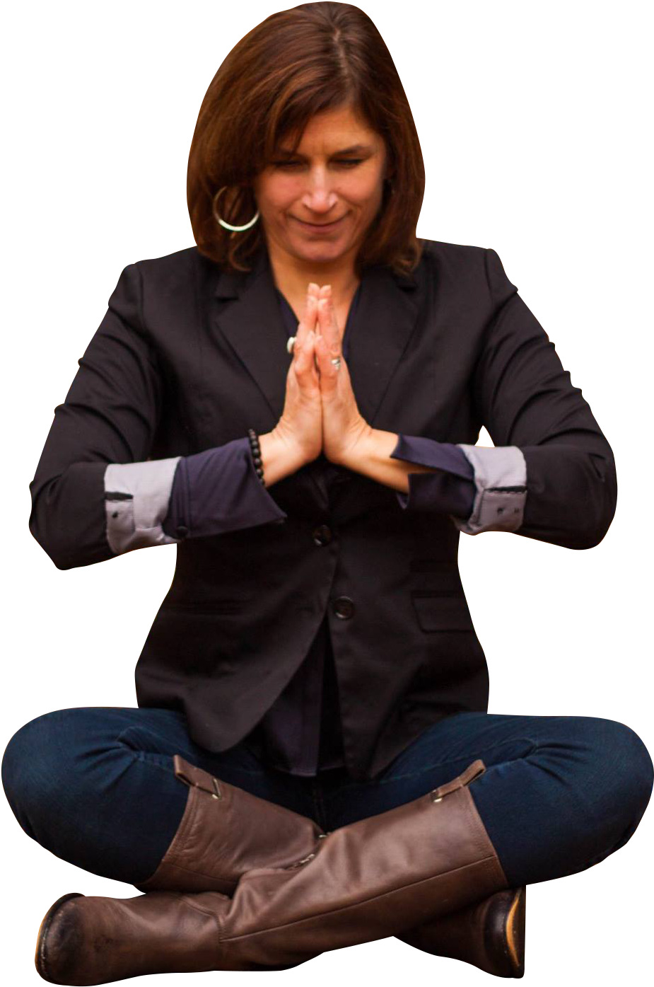 Real Leaders Have Real Stress - Sitting (1485x2048), Png Download