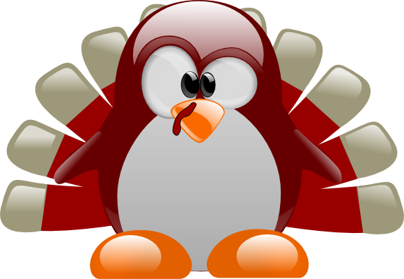 65069 Gnu Penguin Turkey 28 Jan 2011 - Index Tux Png (580x400), Png Download