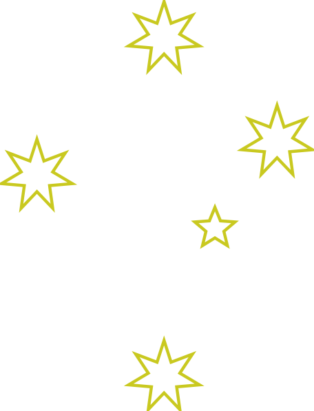 Australian Stars Tattoo (456x597), Png Download