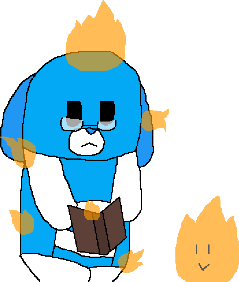 Woah So Focused - Cartoon (1000x1000), Png Download