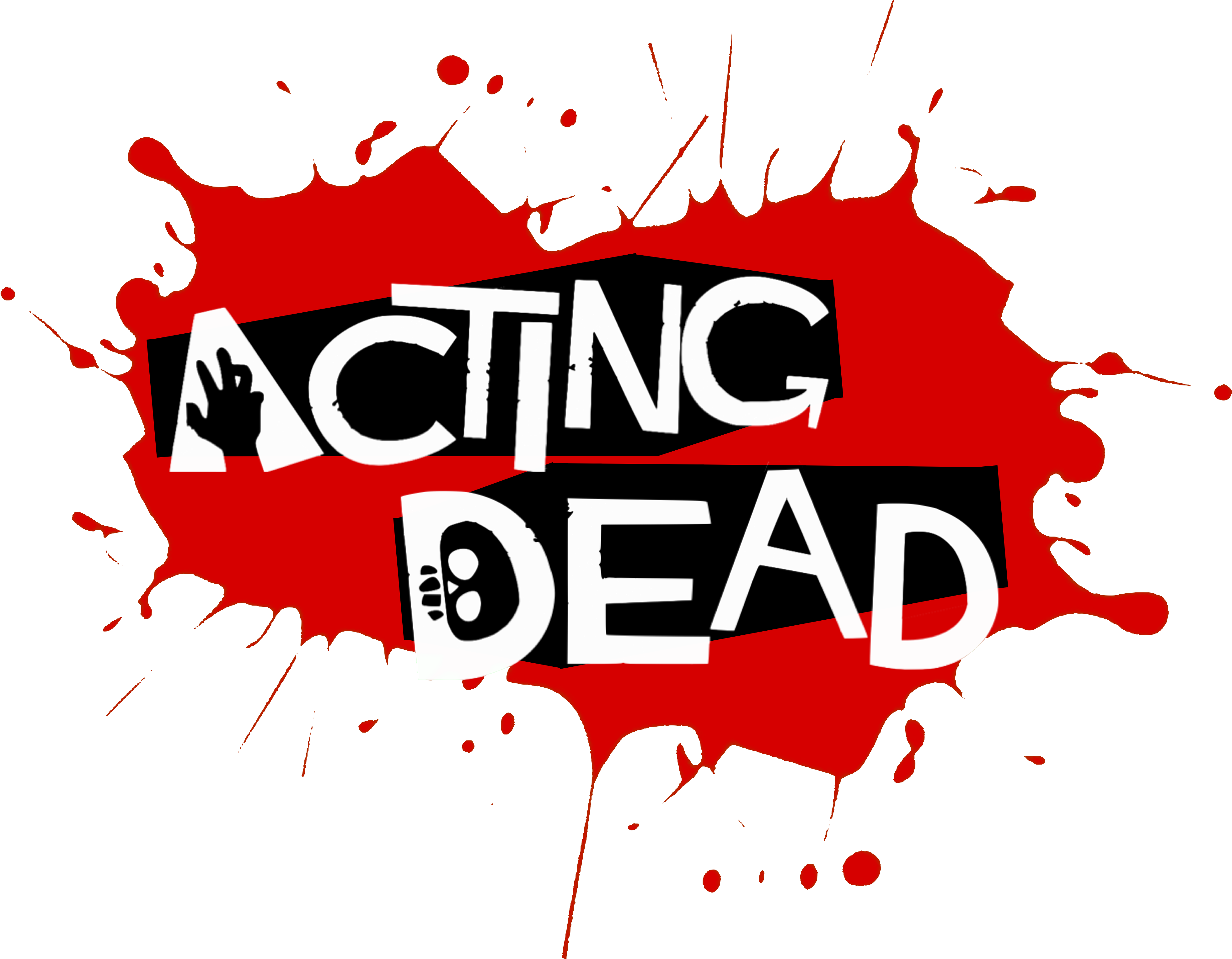 Acting Dead Hat Logo - Png Acting Design (4167x4167), Png Download