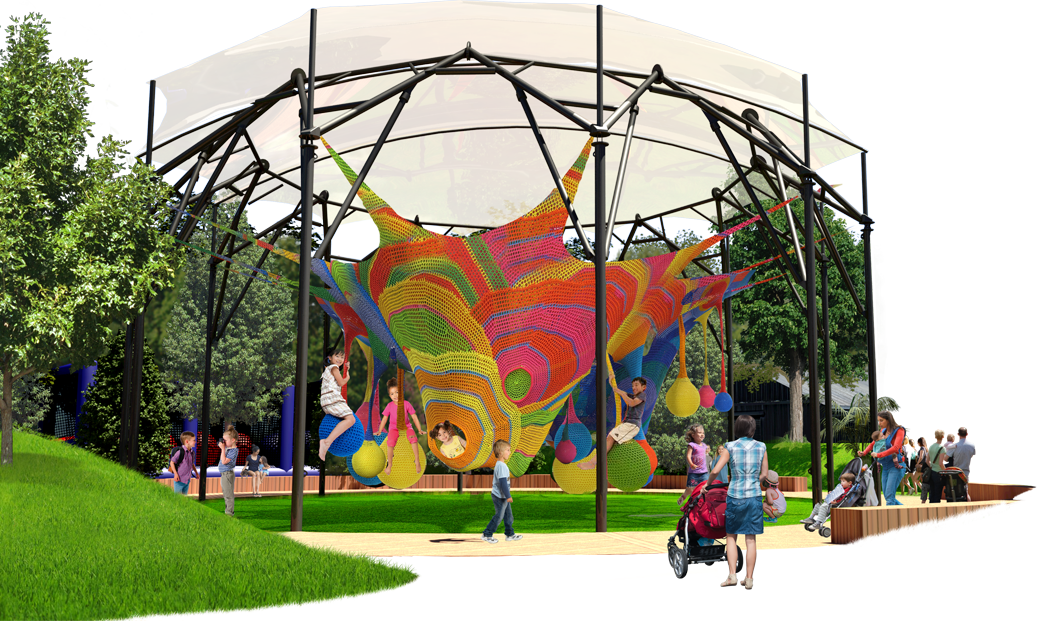 The Whoa Web - Whoa Studios Playground (1039x621), Png Download