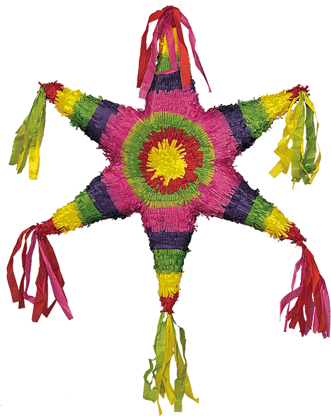 Mexican Pinata - Pinata Star (475x600), Png Download