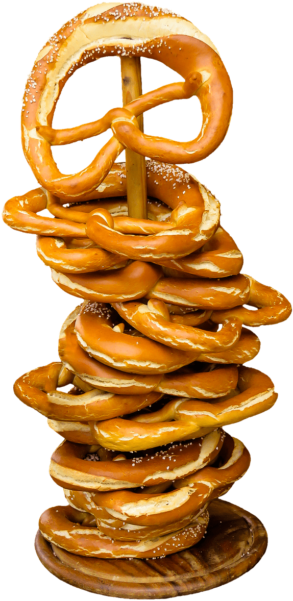 Pretzels On A Stick - National Pretzel Day 2018 (895x1280), Png Download