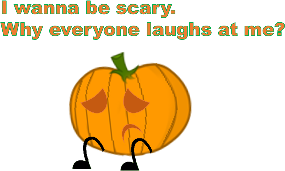 Sad Pumpkin By Brownpen0 On Deviantart Clip Art Free - Library (1017x620), Png Download